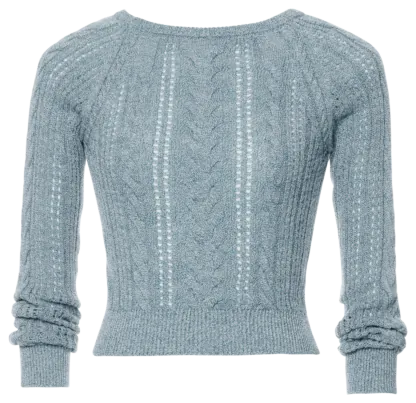 Lavinia Pullover celeste - Strickware