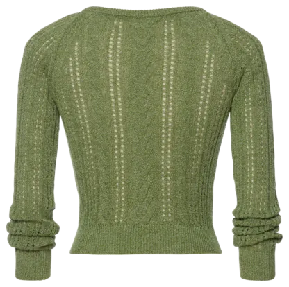 Lavinia Pullover heath green - Knitwear