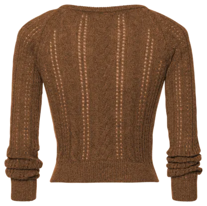 Lavinia Pullover marrone - Knitwear