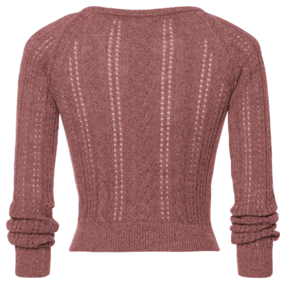 Lavinia Pullover strawberry cream - Strickware