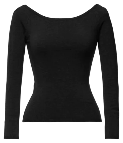 Meghan Pullover black - Strickware