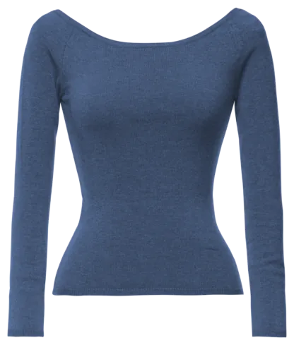Meghan Pullover denim blue - Knitwear