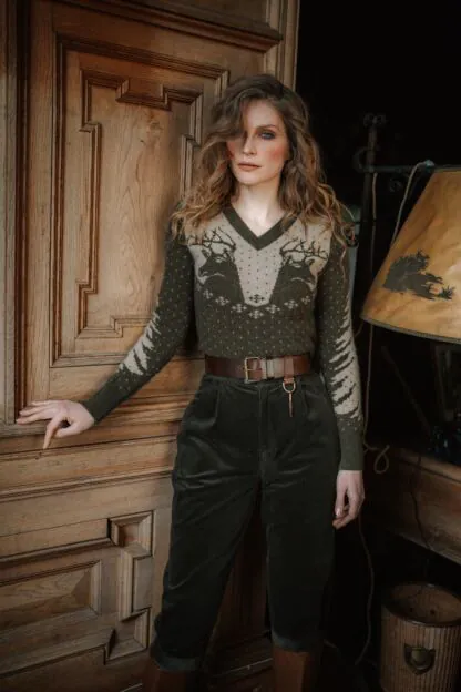 Wild Pullover forest - Strickware