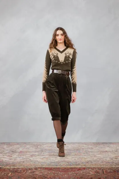 Wild Pullover forest - Strickware