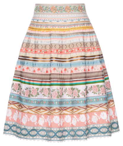 Classic Ribbon Skirt berries & cream - Skirts