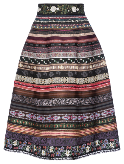 Classic Ribbon Skirt wildflower - Tradition