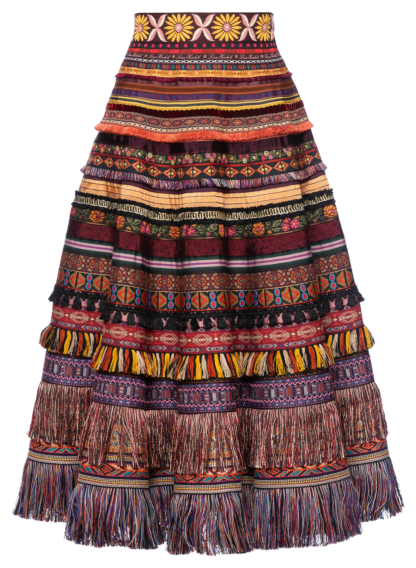 Fringe Ribbon Skirt yee-haw - Ribbon Skirts