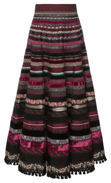 Opulence Ribbon Skirt bramble - Ribbon Skirts
