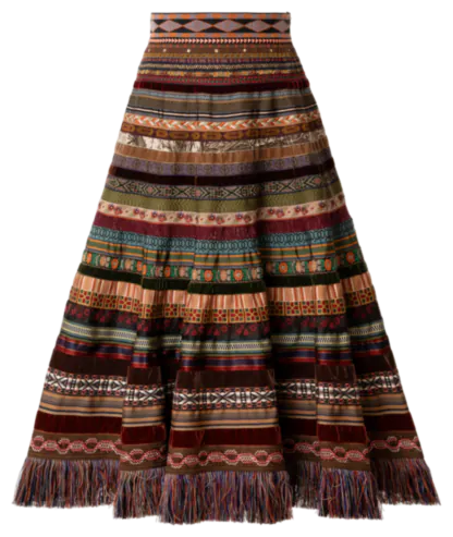 Opulence Ribbon Skirt cappadocia - Ribbon Skirts by Lena Hoschek