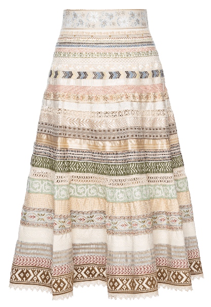 Opulence Ribbon Skirt daisies - Tradition