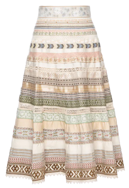 Opulence Ribbon Skirt daisies - Ribbon Skirts
