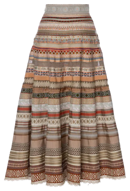 Opulence Ribbon Skirt toffee - Ribbon Skirts