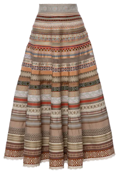 Opulence Ribbon Skirt toffee - Ribbon Skirts