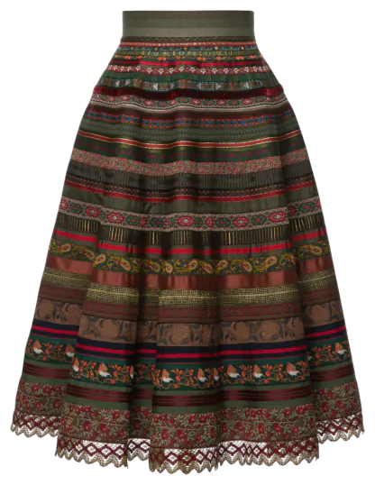 マイクラ 人気アイテム Original Ribbon Skirt hunter - Ribbon Skirts by Lena Hoschek スカート