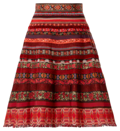 ANDREA&Co. Jacquard Ribbon Skirt セット Opulence Ribbon Skirt cappadocia - Ribbon Skirts by Lena Hoschek