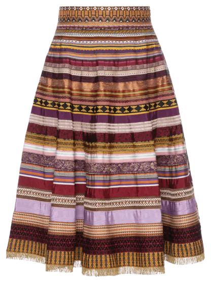 Swing Ribbon Skirt borgia - Ribbon Skirts