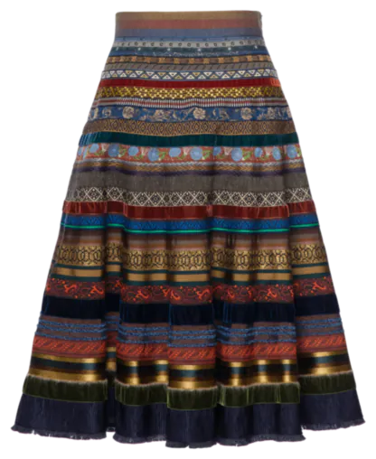 ANDREA&Co. Jacquard Ribbon Skirt セット Opulence Ribbon Skirt cappadocia - Ribbon Skirts by Lena Hoschek