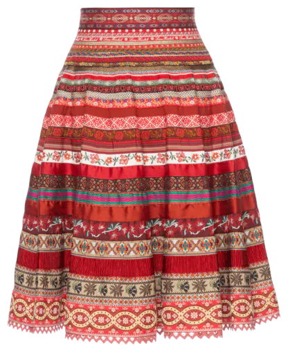 Swing Ribbon Skirt poppy field - Ribbon Skirts