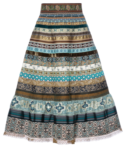 Volant Ribbon Skirt copper mine - Ribbon Skirts