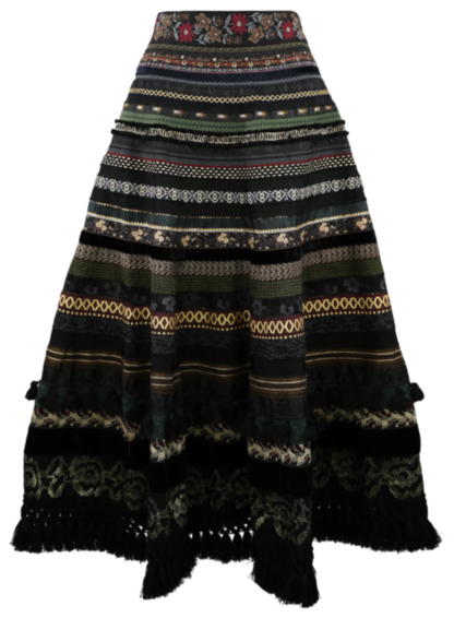Opulence Ribbon Skirt mystic forest - Opulence
