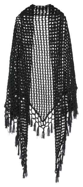 Maya Shawl black - Accessoires