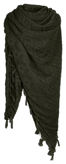 Wally Shawl green - Accessoires