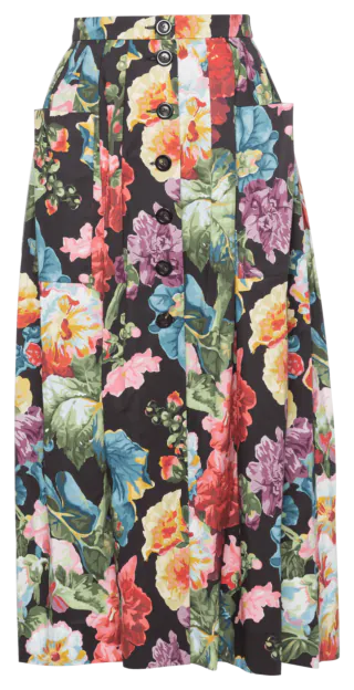 Berry Picking Skirt notte di fiori - Skirts