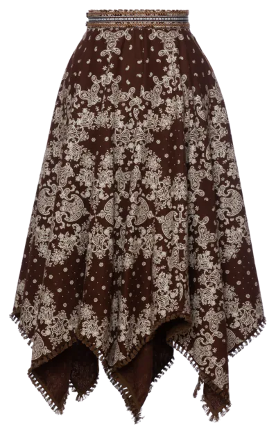 Bonanza Skirt chocolate bandana - Skirts