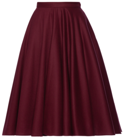 Catherine Skirt bordeaux - Röcke