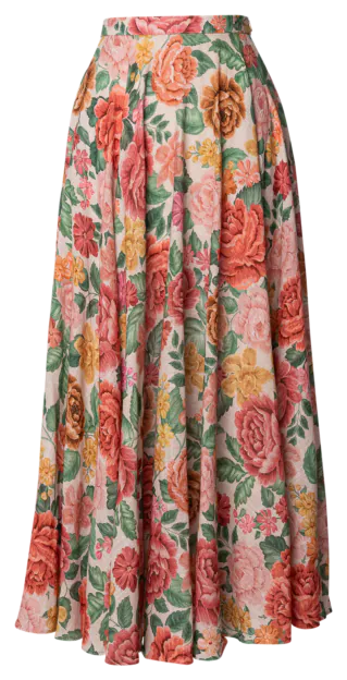 Country House Skirt blossoms - Skirts