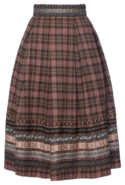 Irmi Skirt cabernet - Tradition