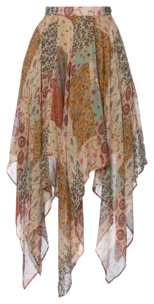 Patchwork Skirt one color - Skirts