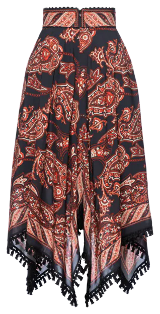 Wild Side Skirt night paisley - Skirts