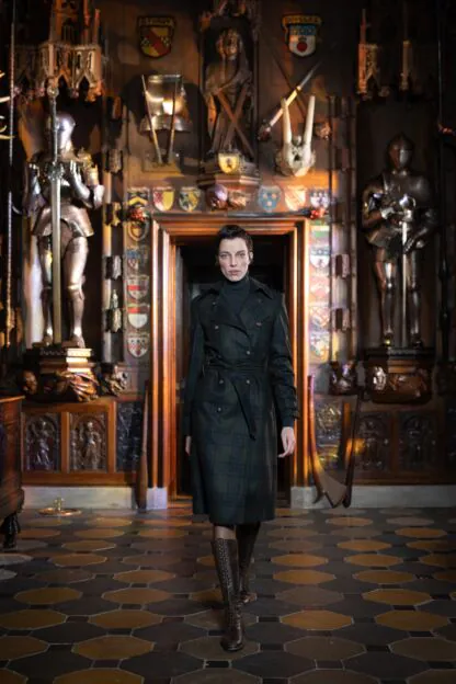 Gentleman Trenchcoat weathered tartan - Jackets & Coats