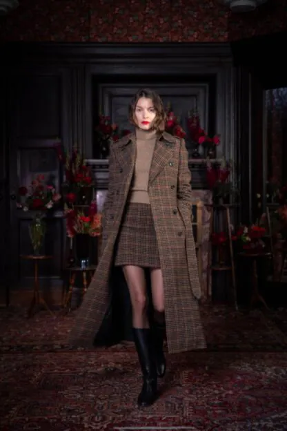 Sergeant Trenchcoat houndstooth - Jackets & Coats by Lena Hoschek