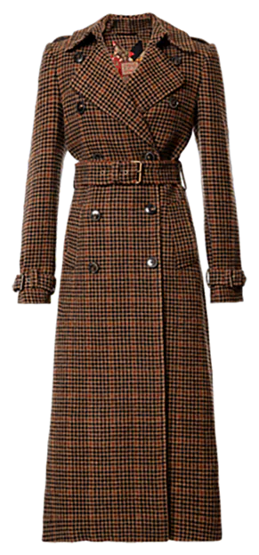 Sergeant Trenchcoat houndstooth - Jackets & Coats by Lena Hoschek