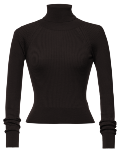 Wendy Turtleneck black - Knitwear