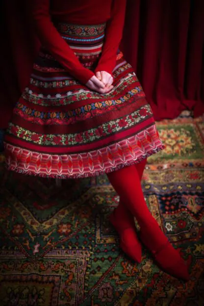 Original Ribbon Skirt on fire - Ribbon Skirts by Lena Hoschek