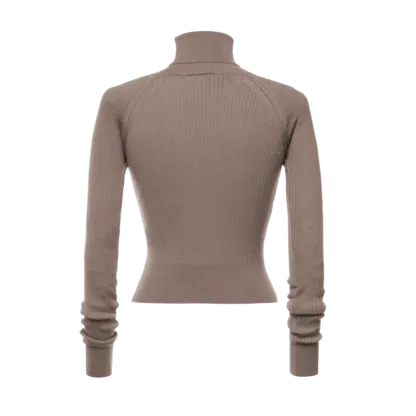 Wendy Turtleneck beige - Knitwear