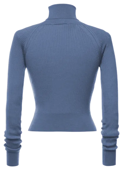 Wendy Rollkragenpullover cornflower - Strickware