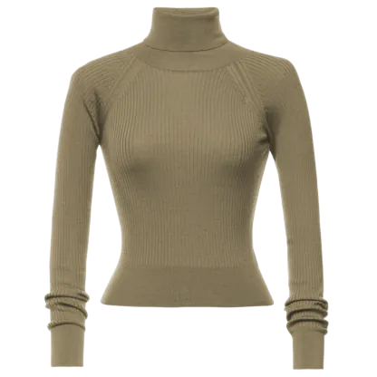 Wendy Turtleneck sage - Knitwear by Lena Hoschek