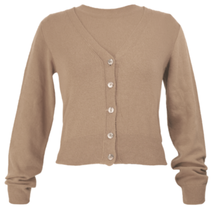 Louise Twinset oatmeal - Knitwear