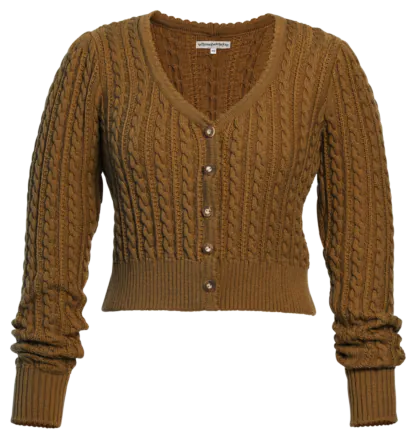 Alma Strickjacke caramel - Strickware