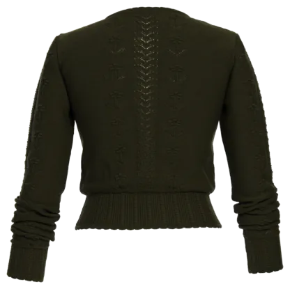 Rosi Cardigan moos - Knitwear