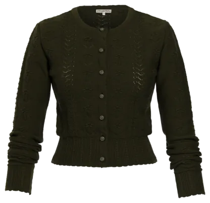 Rosi Cardigan moos - Knitwear