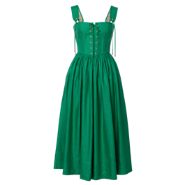 slim fit dress slacks Audra Slinky Jersey Cut Out Maxi Dress in Emerald Green