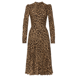 knee length dresses for ladies Raquela Wrap Mini Dress Leopard main image 1