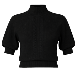Willow Knitted Top black - Knitwear by Lena Hoschek