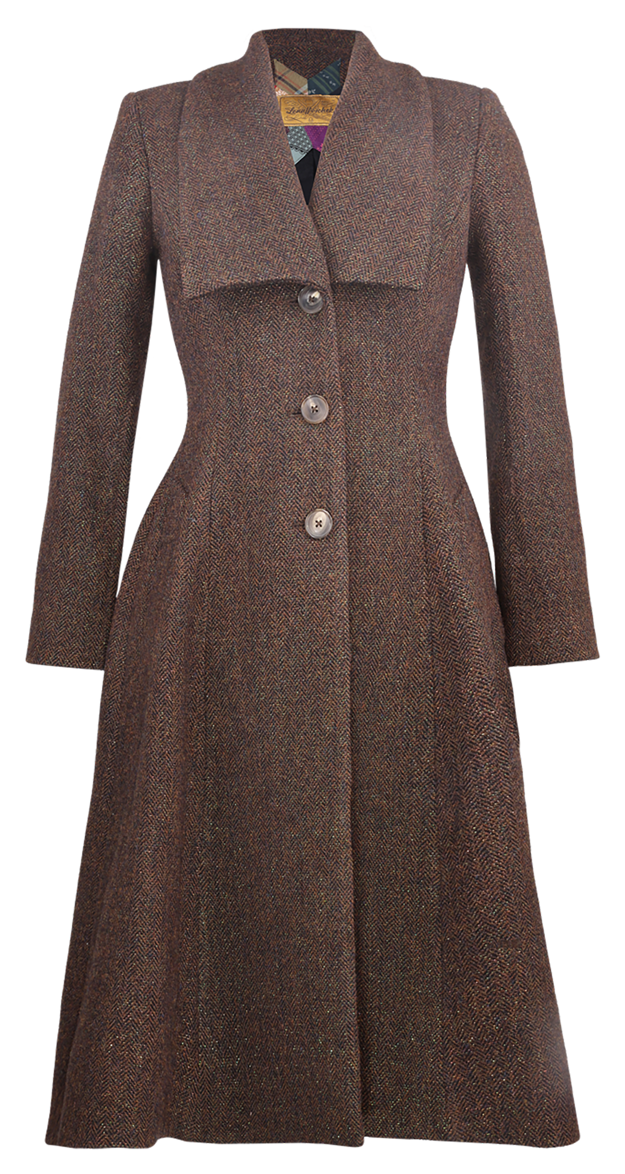 Charlene Coat emerald - Jackets & Coats by Lena Hoschek