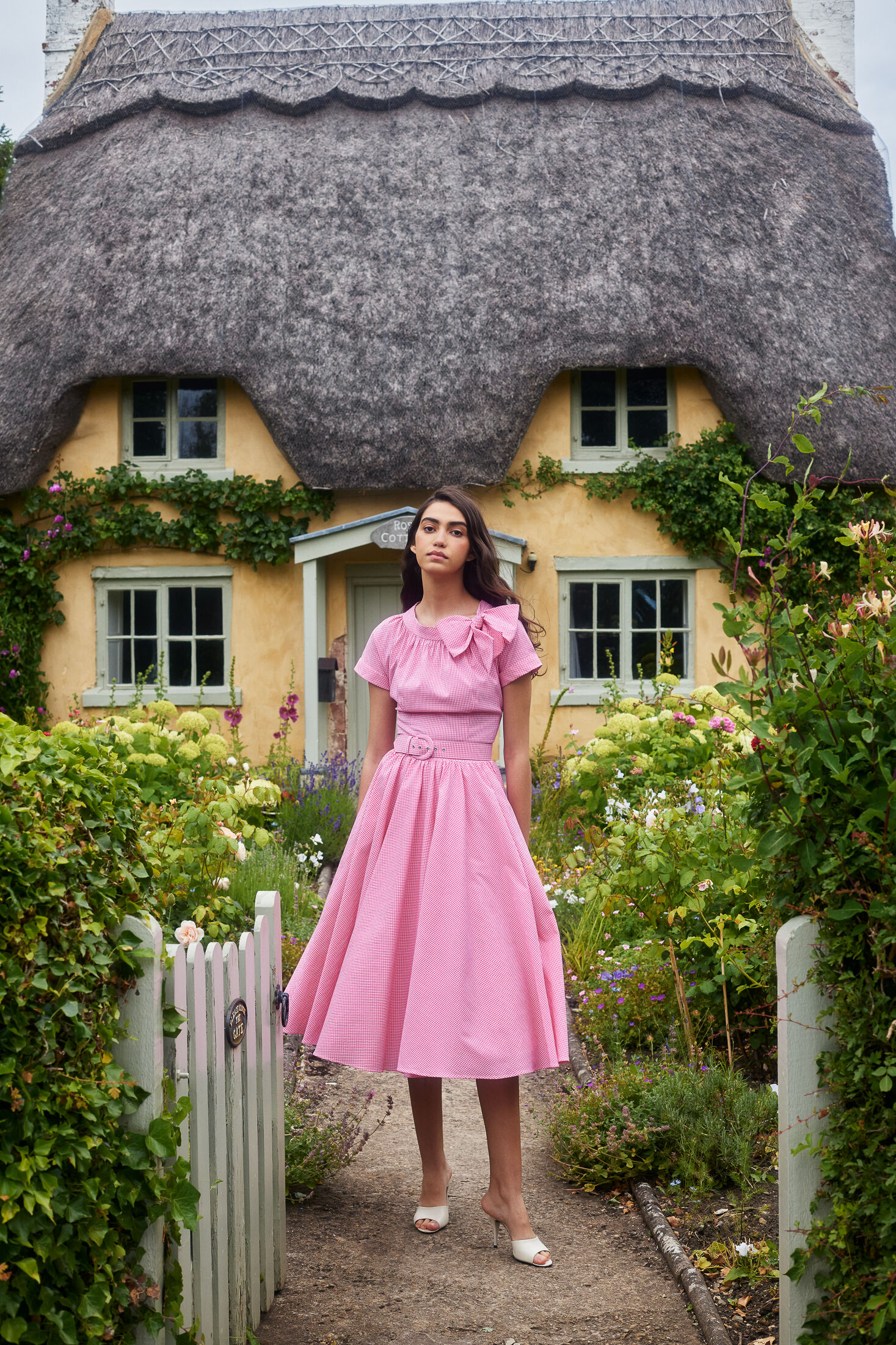 Gingham bridesmaid dresses clearance